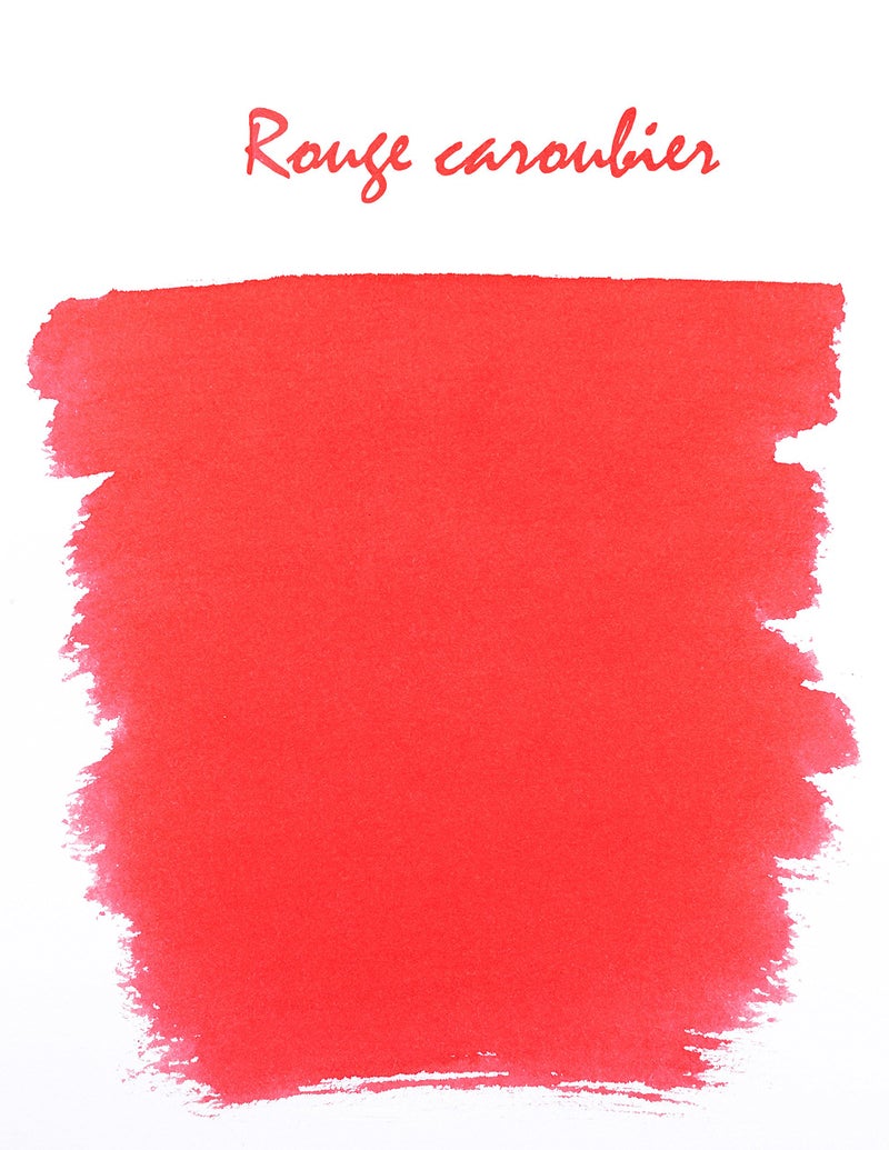Jacques Herbin Herbin Fountain Pen Ink - 30ml Bottled - Rouge Caroubier - Image 3